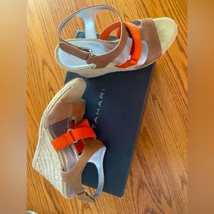 Tahari TA-Waverly wedge sandals
